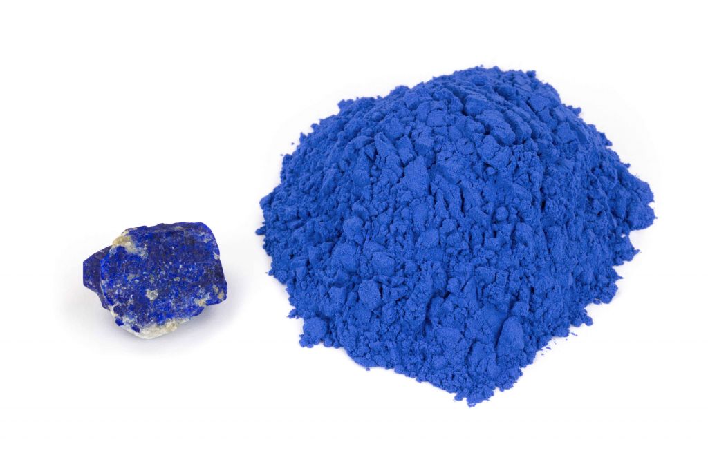 Pigments issus de la Pierre Lapis Lazuli pour les peintures bleu