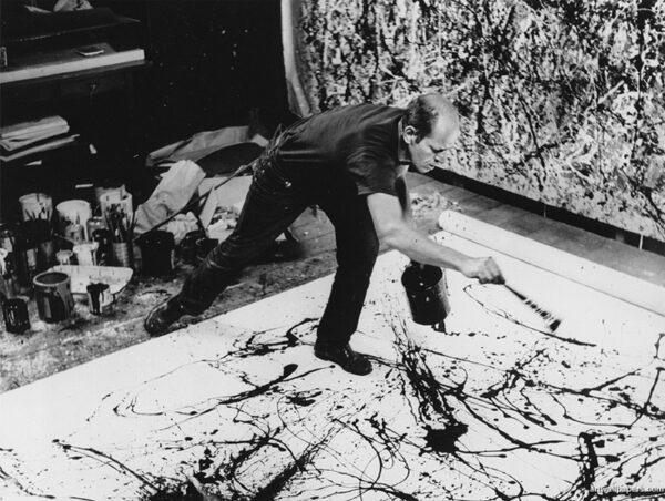 Jackson Pollock et la peinture acrylique
