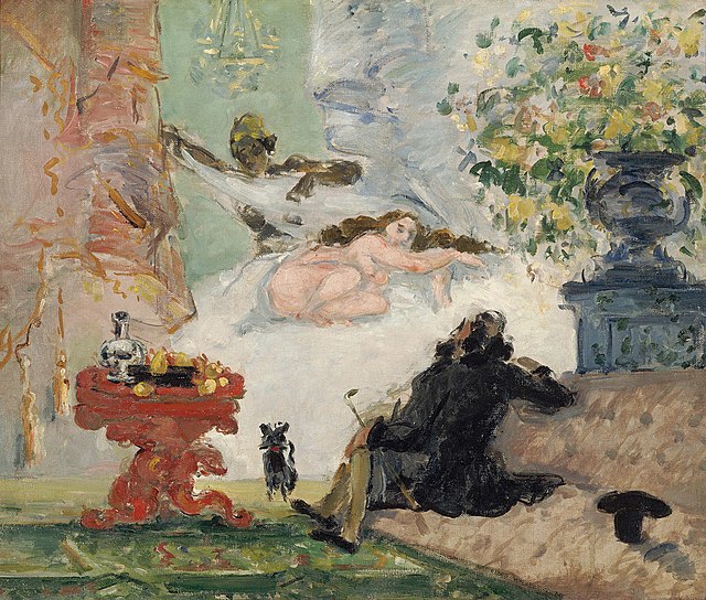 Une moderne Olympia du peintre Cézanne
