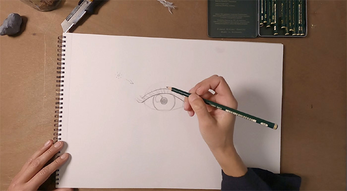 comment dessiner yeux facilement