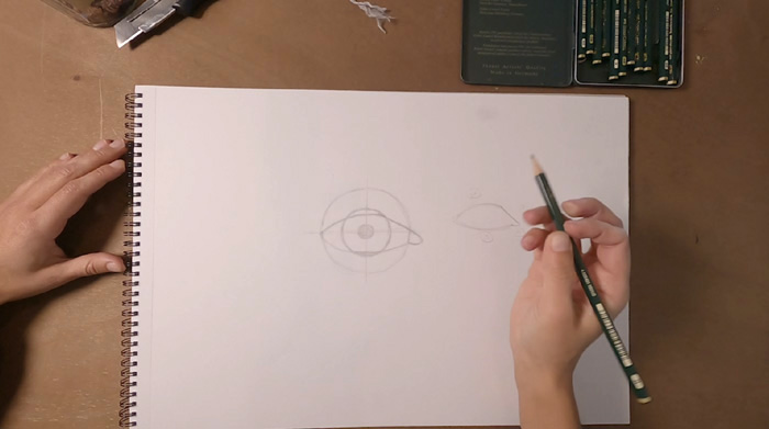 technique pour dessiner oeil
