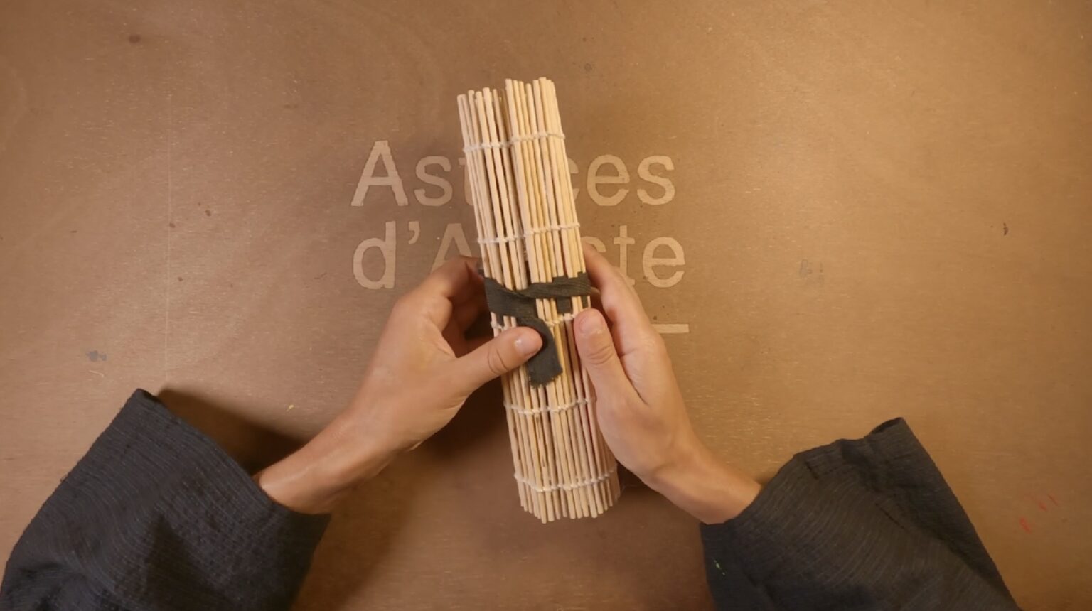 Étui De Rangement Pour Pinceaux Qian Shan - Motif Chats - Modèle Sketch202