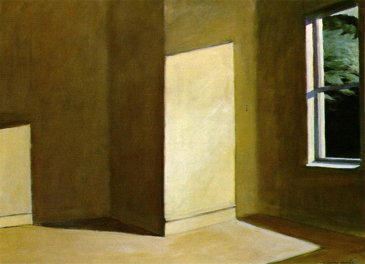 E. Hopper, Sun in an empty Room, 1963