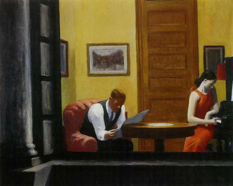 Edward Hopper, Room in New York, 1932