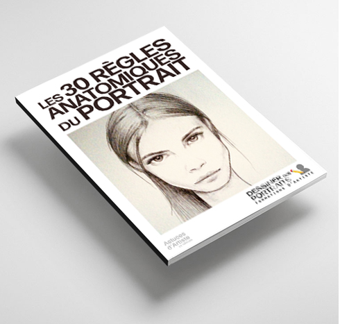 Couverture du guide les 30 règles anatomiques du portrait