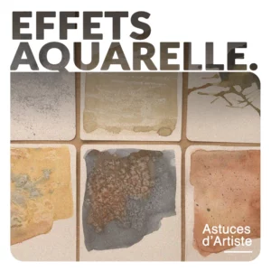 Créer des effets de textures à l'aquarelle.