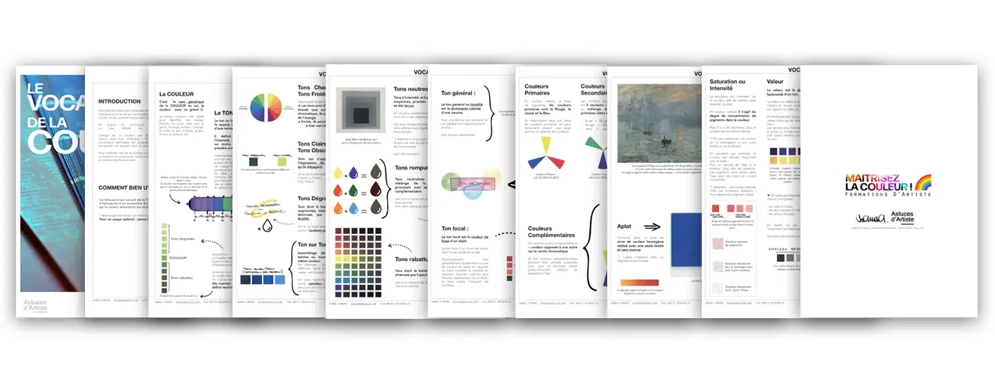 E-book Vocabulaire de la Couleur.