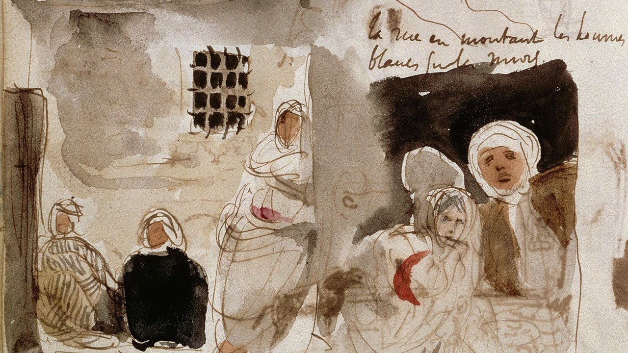 Extraits de carnet de Voyage au Maroc d'Eugène Delacroix.