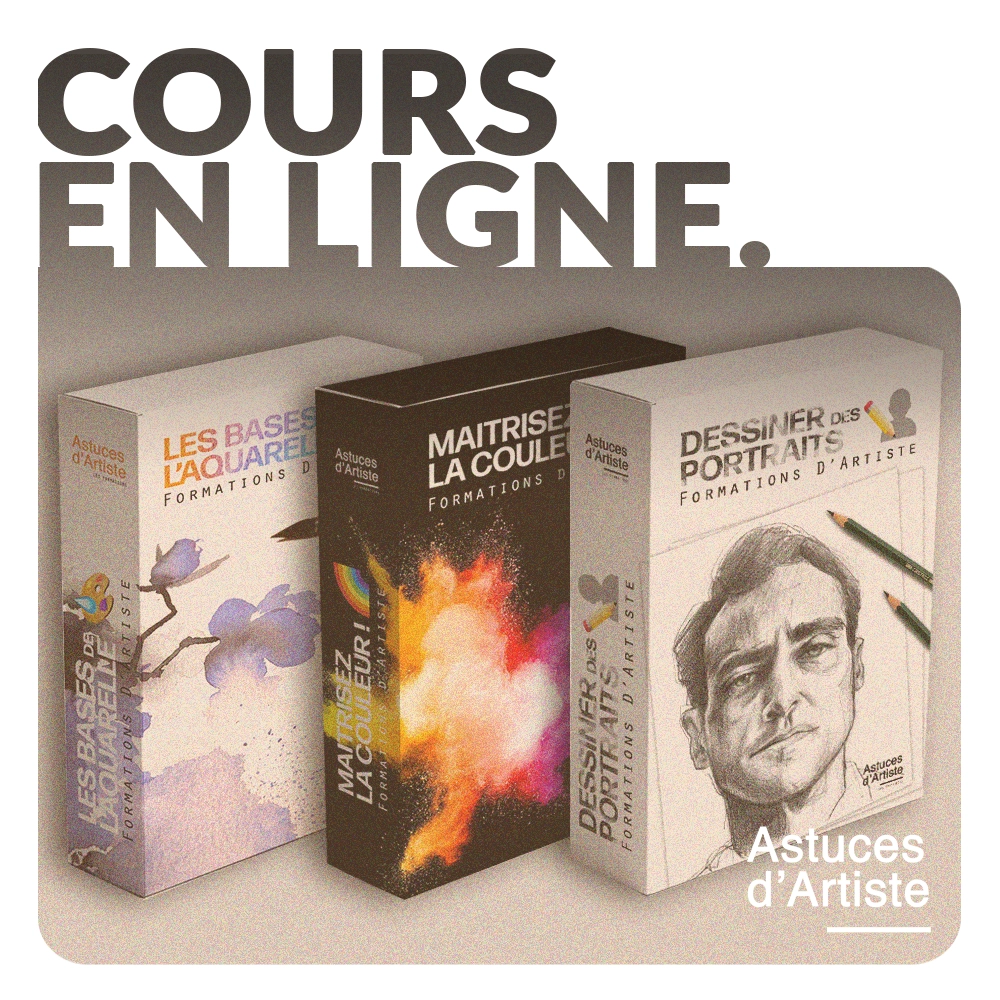 Cours en ligne de dessin et peinture.