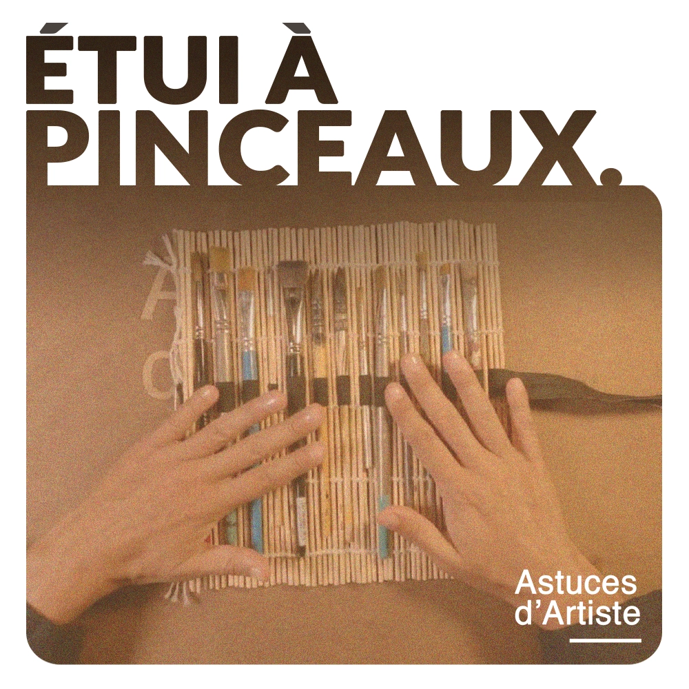 Comment fabriquer une trousse / étui de rangement pour ses pinceaux.