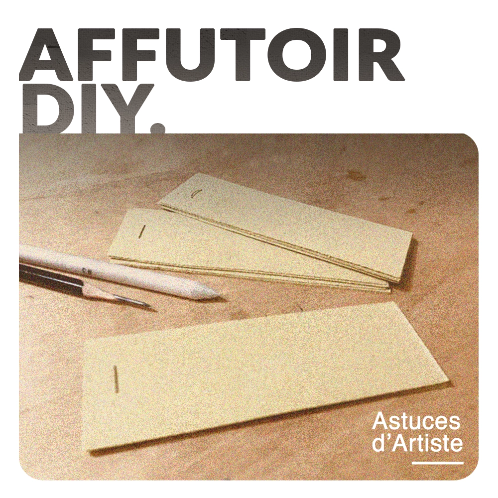 Affutoir pour crayon et estompe : comment les fabriquer soi-même ?