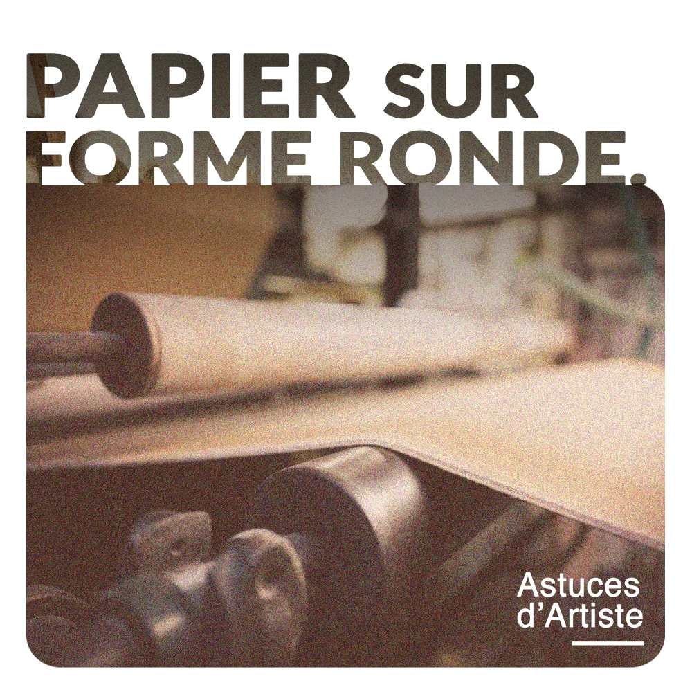 C'est quoi un papier fabriqué sur forme ronde ?
