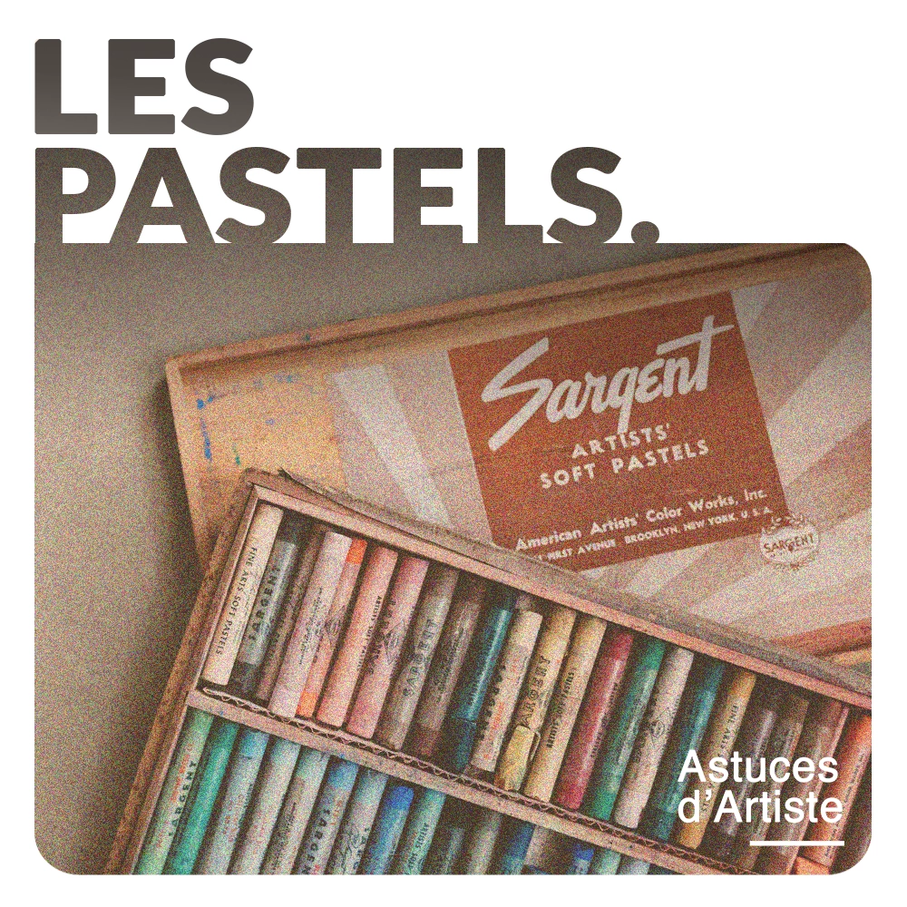Pastel sec, gras, dur, tendre ou à la cire : les différences.