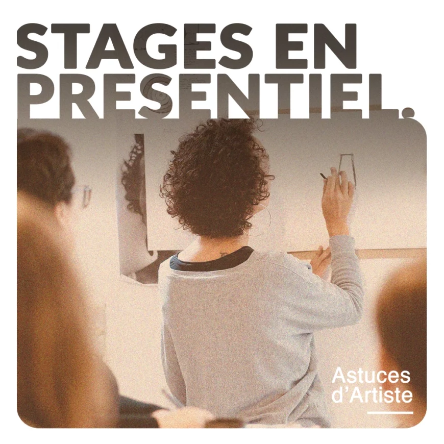 Stages en présentiel sur le dessin et la peinture